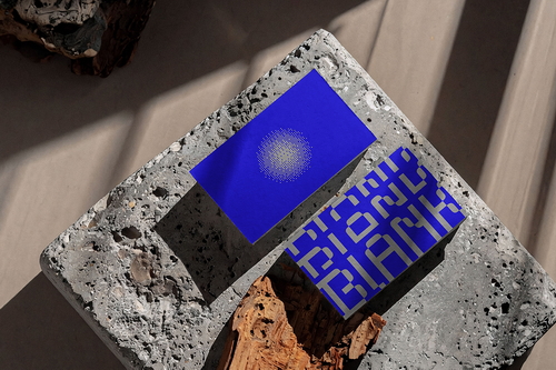 Minimalist Concrete Card Mockup