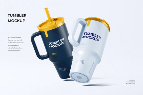 High Quality Tumbler Mockup