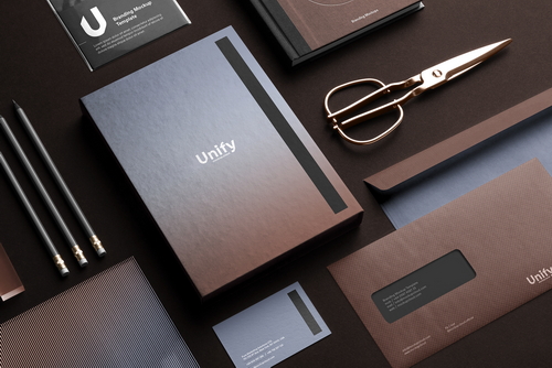 Unify Branding Stationery Mockup Scene 01