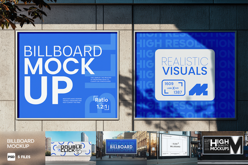 City Billboard PSD Mockup