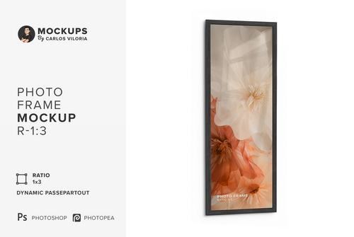 Photo Frame Mockup – Ratio 1x3