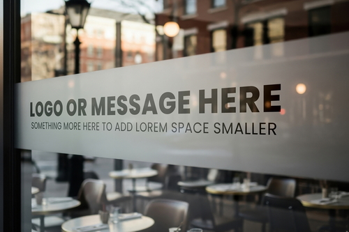 Bar Restaurant Store Front Window Mockups