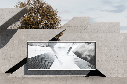 Billboard advertising mock up