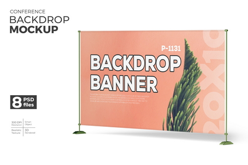 Backdrop Banner Mockup