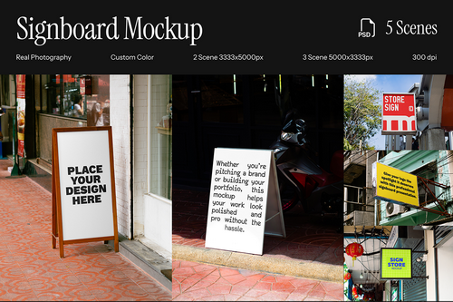 Signboard Mockup