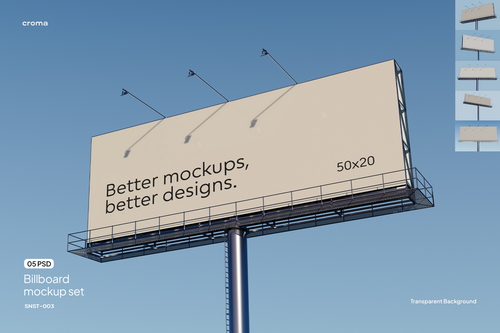 Billboard Mockup Set ST02