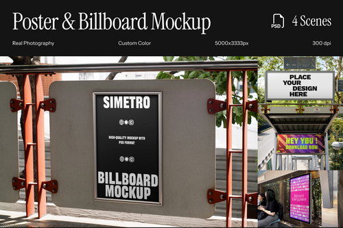 Poster & Billboard Mockup