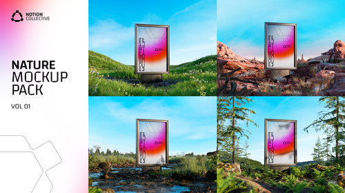 Nature Billboard Mockups vol. 01
