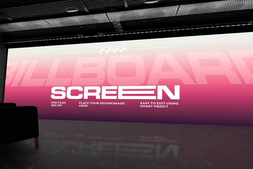 Billboard Screen Mockup
