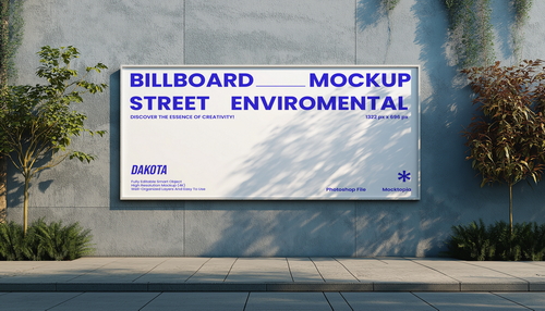 Street Environmental Poster & Billboard Mockup Bundle