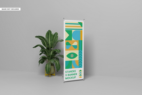Standee X Banner Mockup