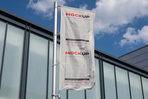 Long Flags Banner Mockups