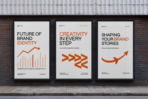 Street Billboard Banner Poster Mockup