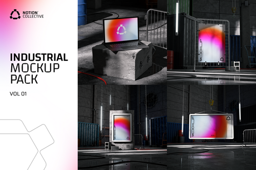 Industrial Mockups vol. 01