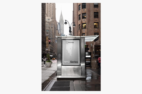 New York Poster Mockup, Chrysler Building, US23NY1530