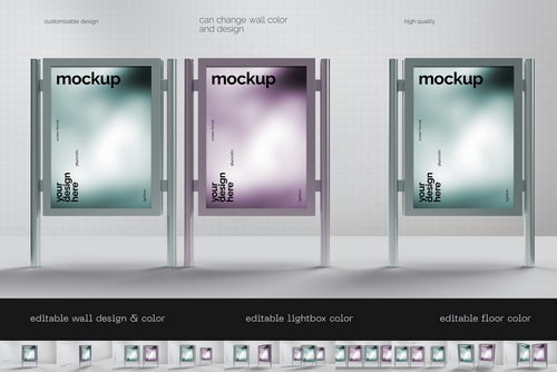 Citylight Poster Mockup