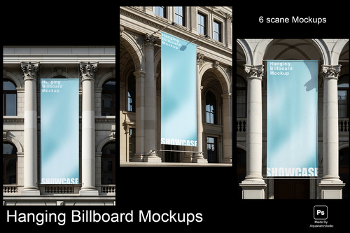 Hanging Billboard Mockups