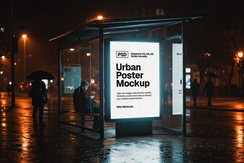 Urban Poster Mockup Collection
