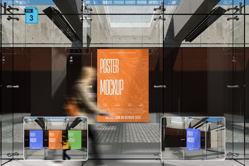 Office Poster Mockup