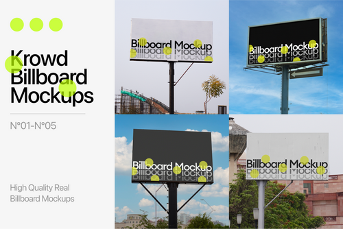 Billboard Mockups N.01-N.05