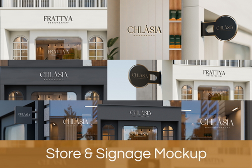 Sign & Storefront mockup