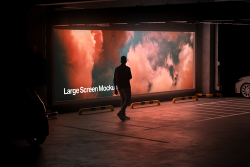 Large Screen Mockup