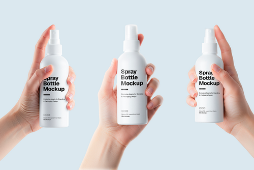 Spray Bottle Mockup Collection