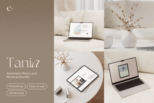 Tania - Aesthetic Photo & Mockup