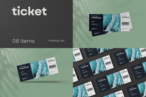 Event Ticket Mockup