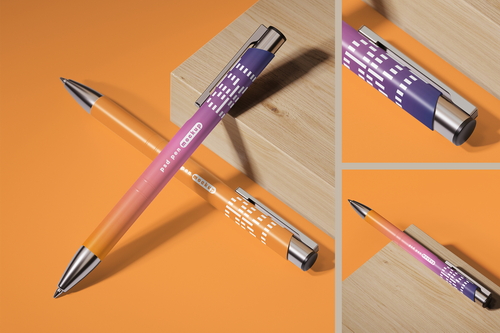 Branded Ballpoint Pen Mockup