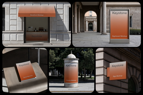 City Branding Mockups / Keystone Series