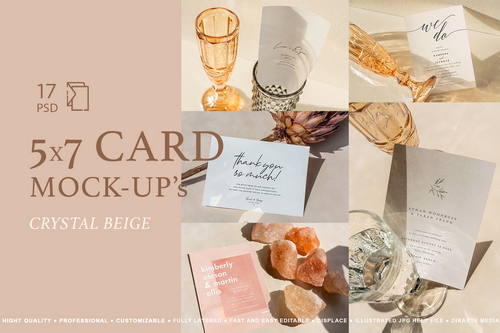 5x7 Card / Stationery Mock-Up's