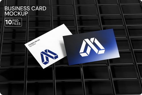 Corporate Business Card Mockup
