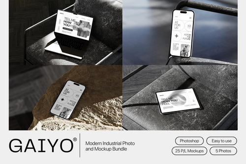 Gaiyo - Industrial Mockup Bundle