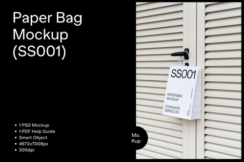 Paper Bag Mockup SS001
