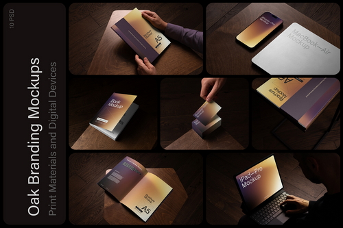 Oak Branding Mockups Kit