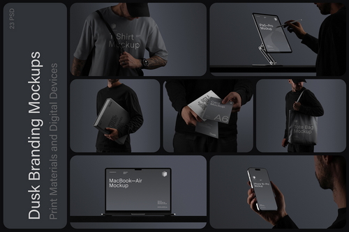Dusk Branding Mockups Kit