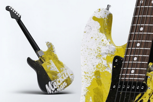 Electric Guitar Mock-Up
