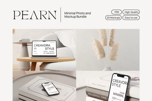 Pearn - Minimal Photo and Mockup