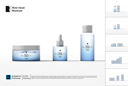 Skincare Set Mockup