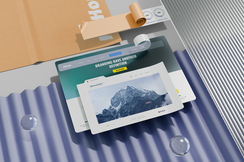 Website Presentation Mock-up