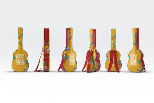 Acoustic Guitar Bag Mock-Up