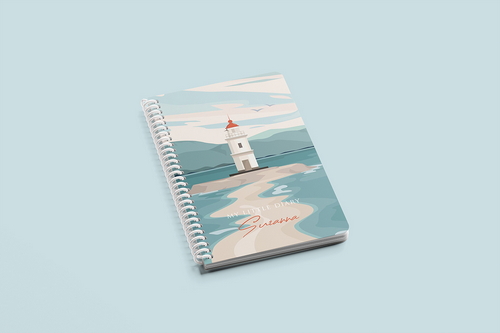 Coil Bound Book Mockup