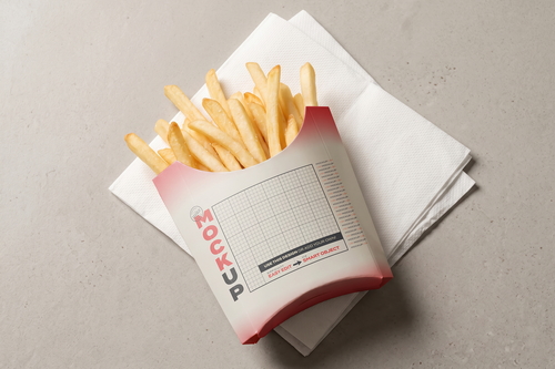 French Fries Potatoes Branding Mockups