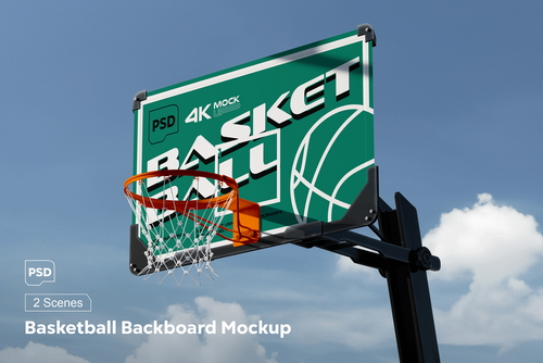 Basketball Backboard Mockup