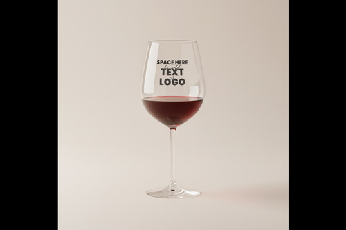 Logo or Message on Beer and Wine Glass Mockups