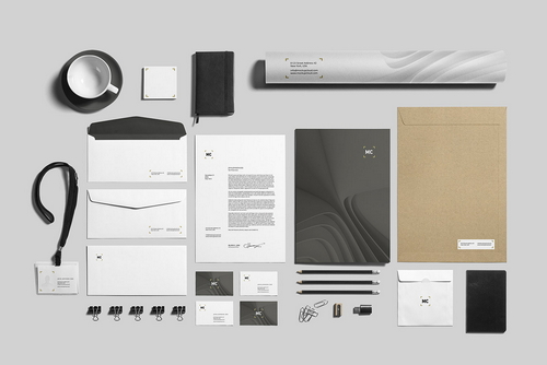 Business Stationery Branding Mockup