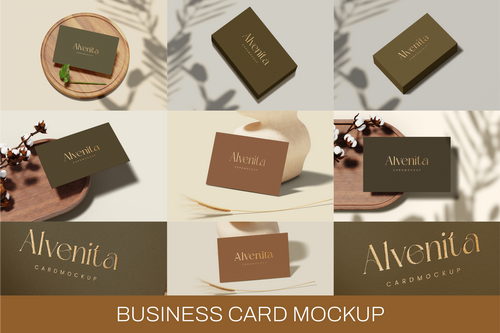 Business card mockup