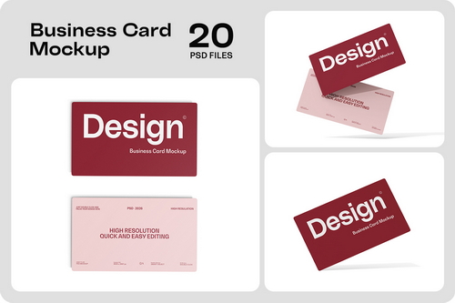 Corporate Business Card Mockup