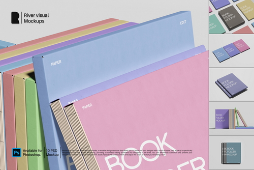 Book Folder Mockup
